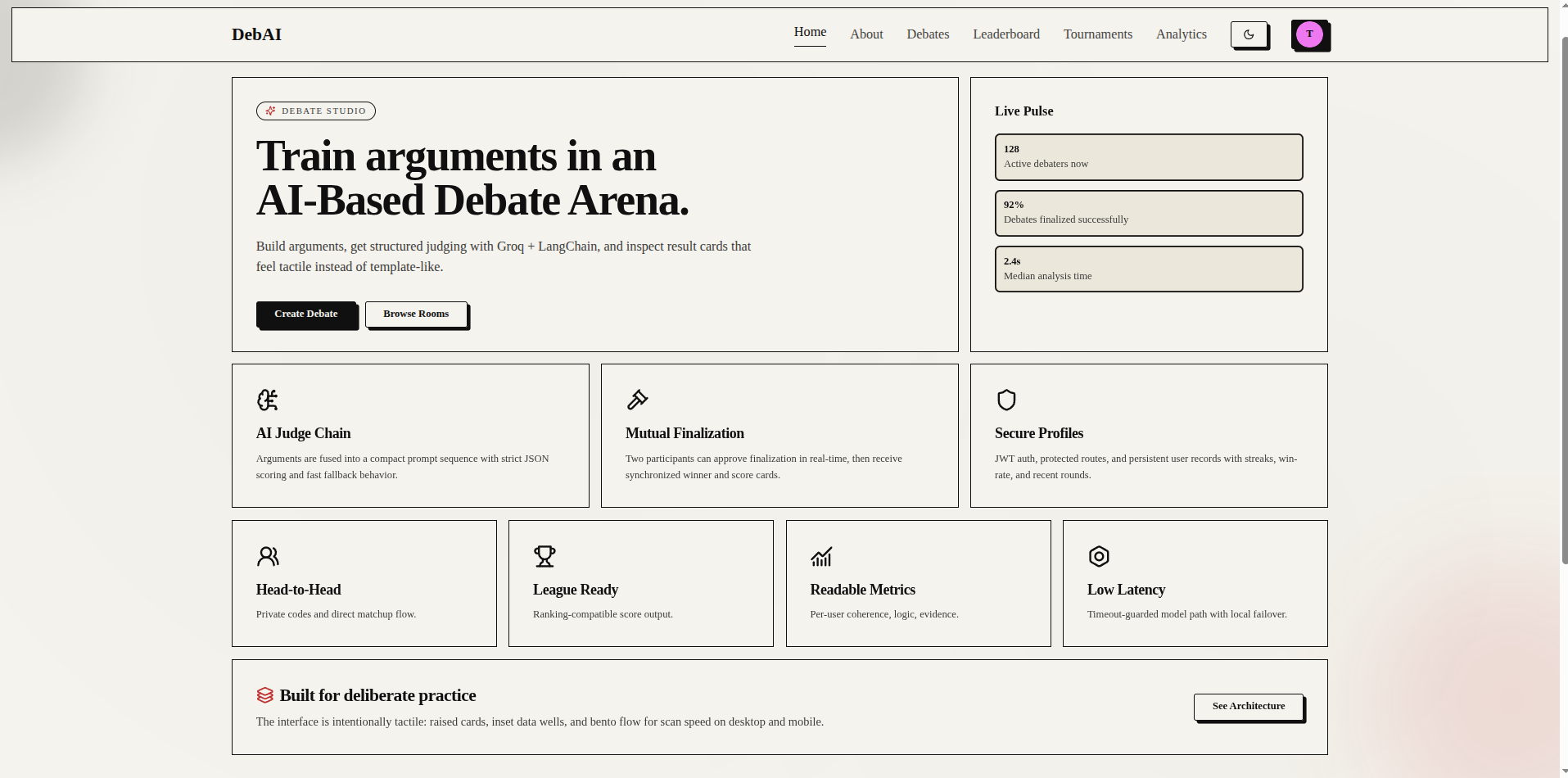 Debate App