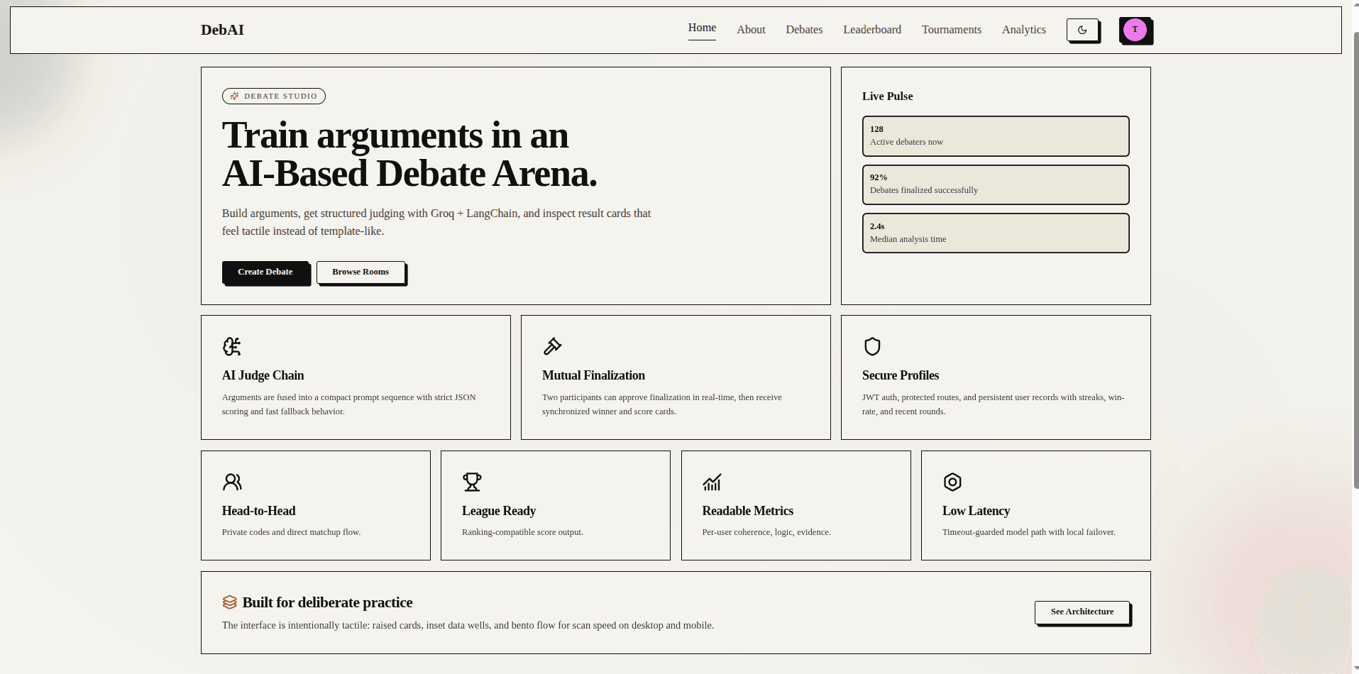 Debate App